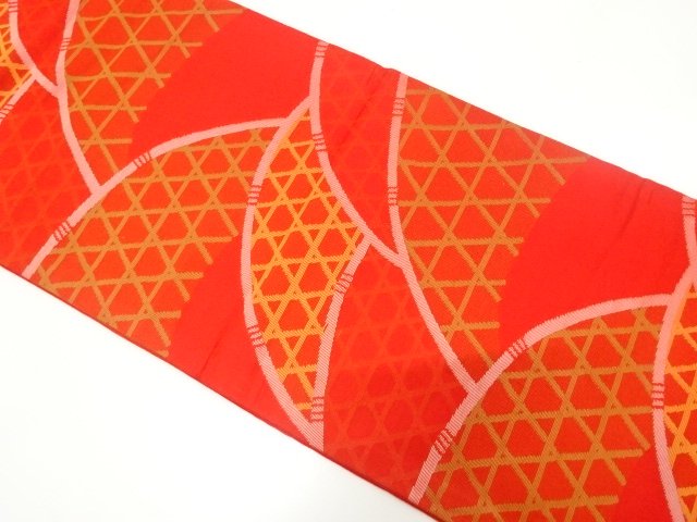 Japanese Kimono / Antique / Fukuro Obi Combined weave